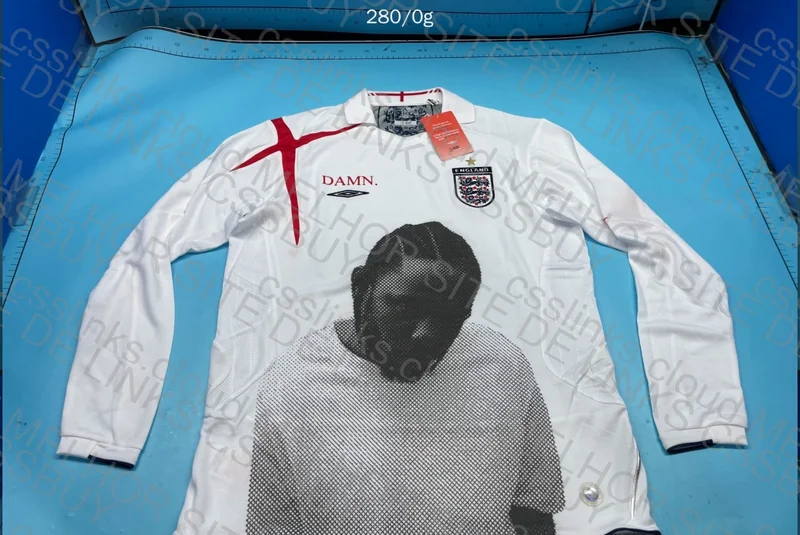 England x Kendrick Lamar (DAMN) Jersey 2