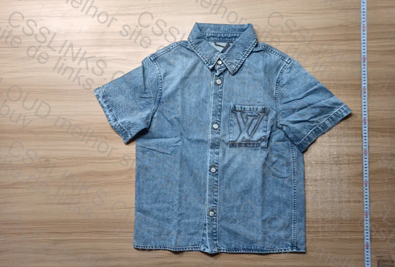 Short Sleeve Denim Shirt