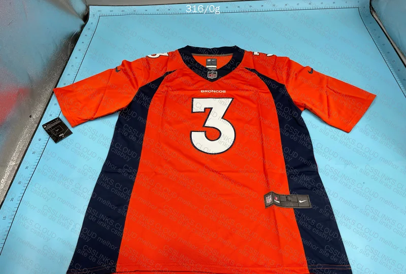 NFL Broncos Jersey (With Measurements) 2