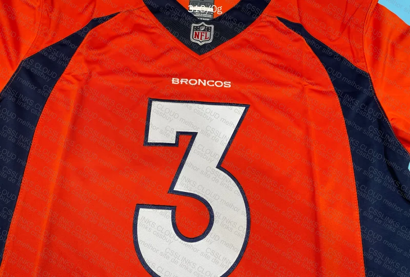 NFL Broncos Jersey (With Measurements) 3