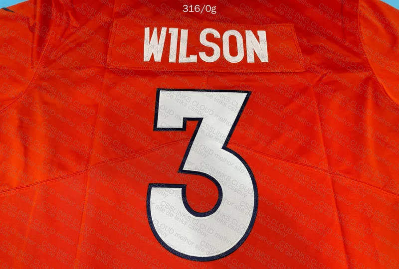 NFL Broncos Jersey (With Measurements) 4