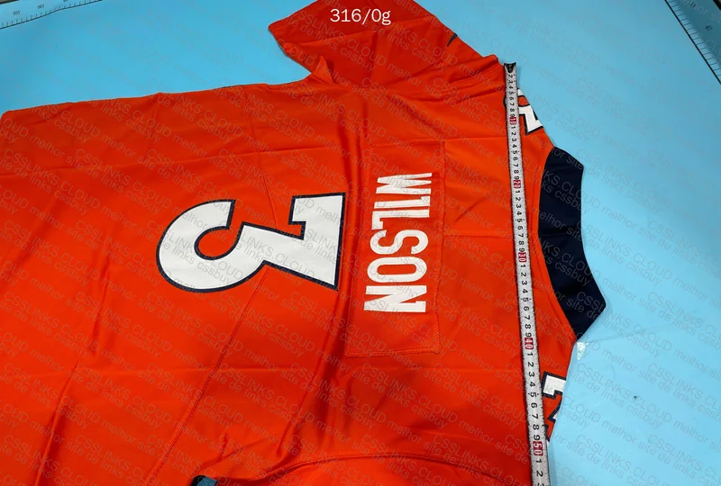 NFL Broncos Jersey (With Measurements) 8