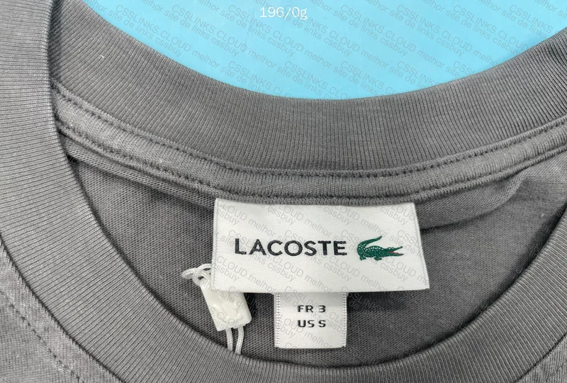 Lacoste Shirt with Measurements 3