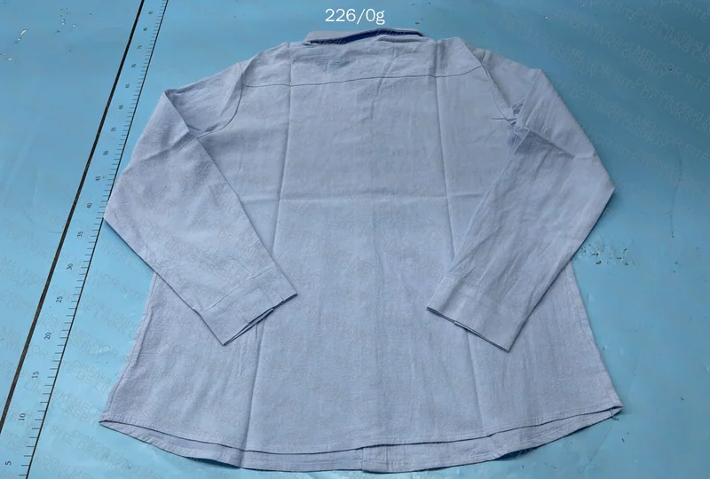Linen T-Shirt - Light Blue 4