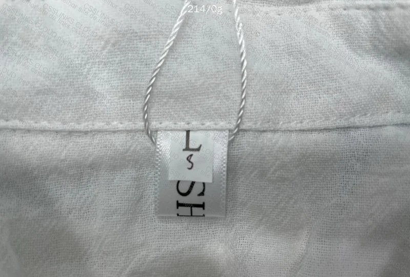 Plain White Linen T-Shirt 3
