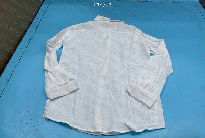 Plain White Linen T-Shirt 4
