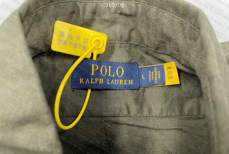 Ralph Lauren Linen T-Shirt (With Measurements) 6