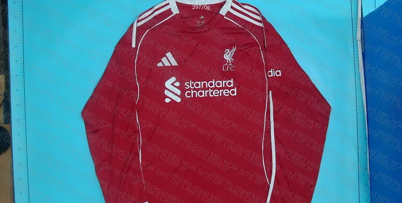 Liverpool Long Sleeve Home 25-26 Shirt 2