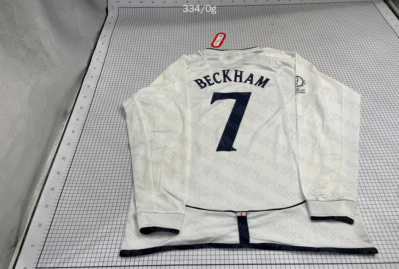 Beckham England 2002 Long Shirt 4