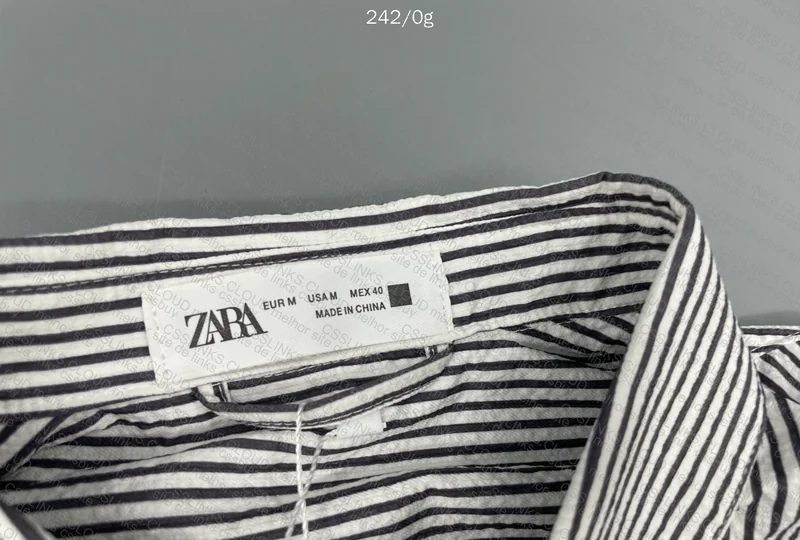 Zara Short Sleeve Shirt (with measurements) 6