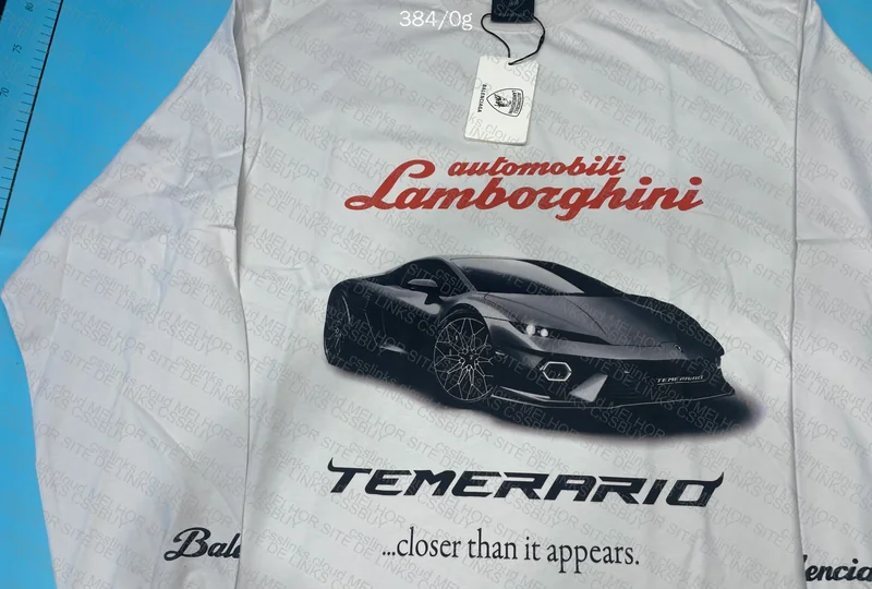 Balenciaga Lamborghini Long Sleeve Shirt 2