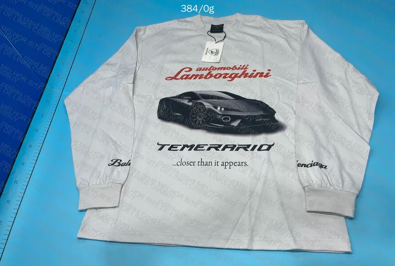 Balenciaga Lamborghini Long Sleeve Shirt 6