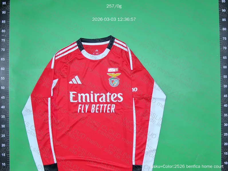 Camisa manga longa benfica