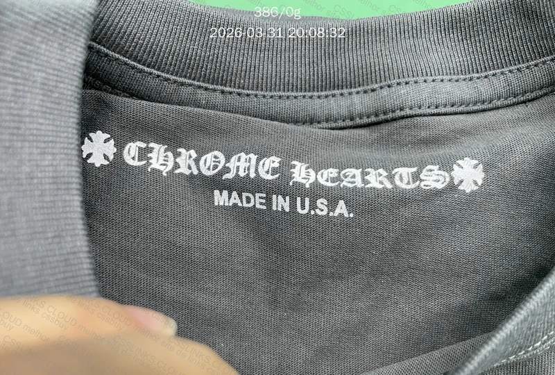 Camisa manga longa chrome hearts 3