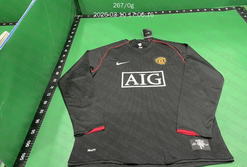 Camisa Manga Longa Manchester United 2007/2008 6