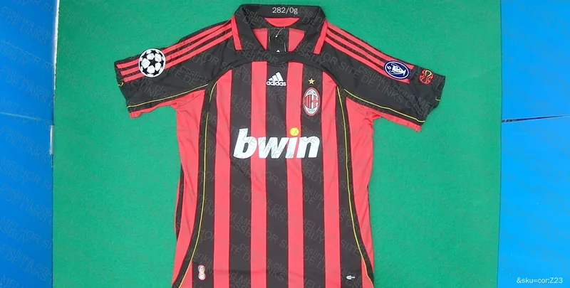 Milan Shirt 2006-2007 Shevchenko + Pirlo 2