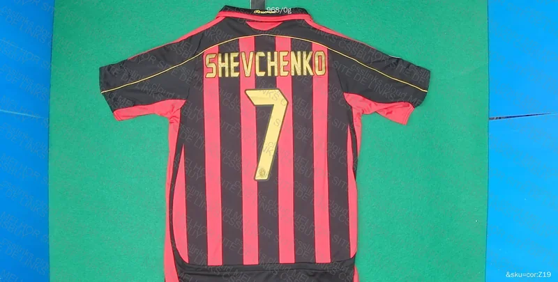 Milan Shirt 2006-2007 Shevchenko + Pirlo 3