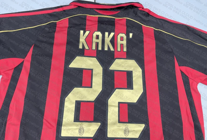 Milan Retro 2006/2007 Kaká Jersey 7