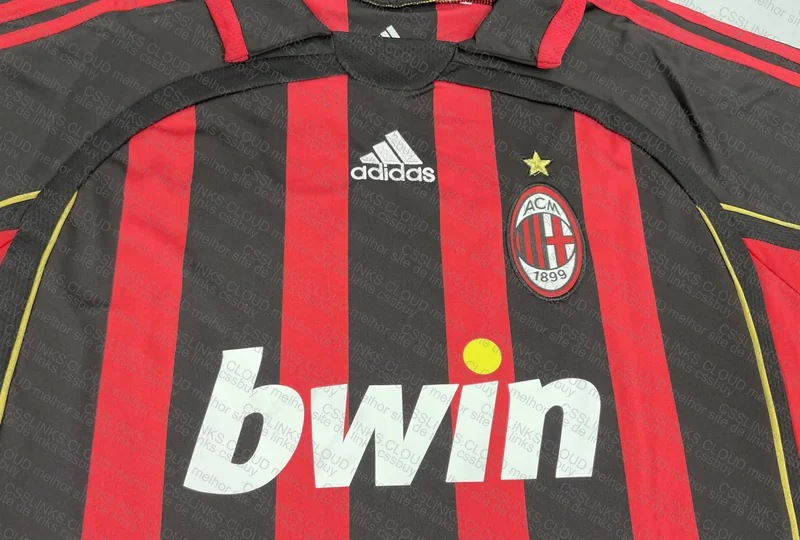Milan Retro 2006/2007 Kaká Jersey 8