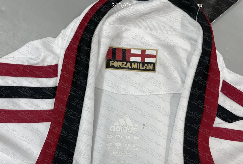 Milan Retro Jersey (with measurements) 2