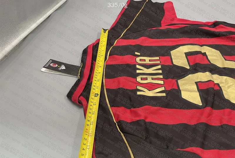 Milan Retro Jersey with Measurements 10