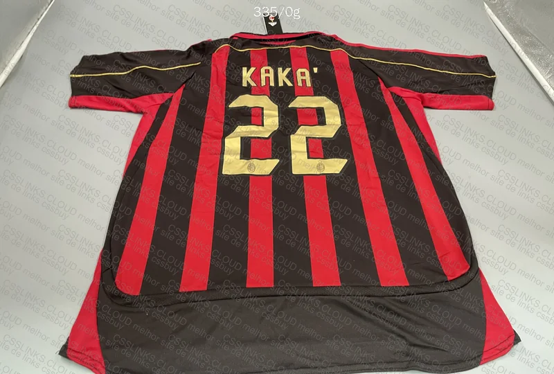 Milan Retro Jersey with Measurements 4