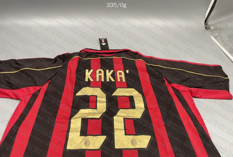 Milan Retro Jersey with Measurements 5