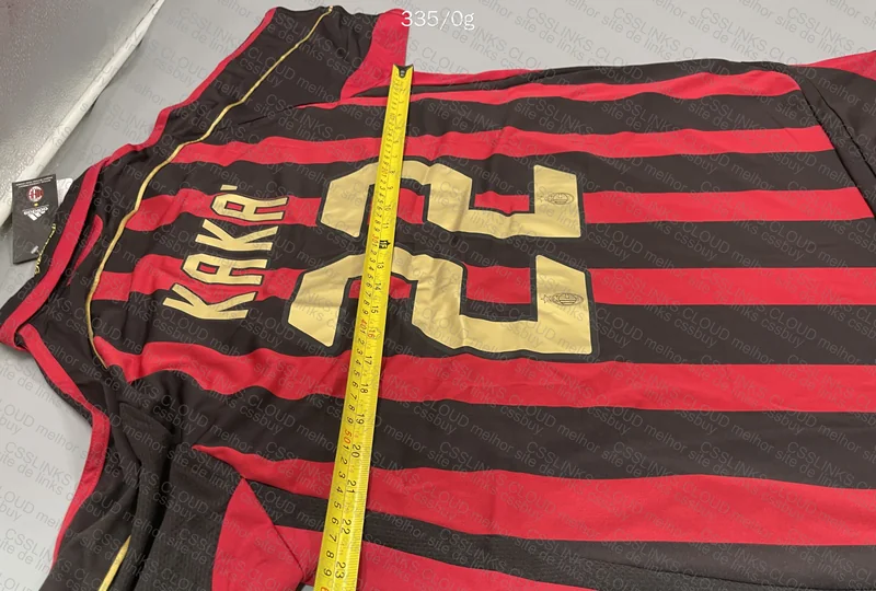 Milan Retro Jersey with Measurements 9