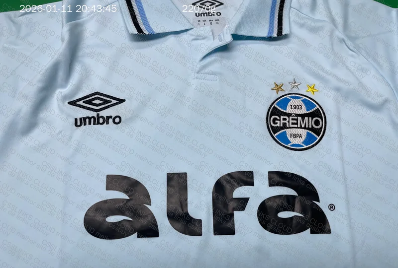 Camisa n°2 Grêmio 25 (Fora) aaajersey 9