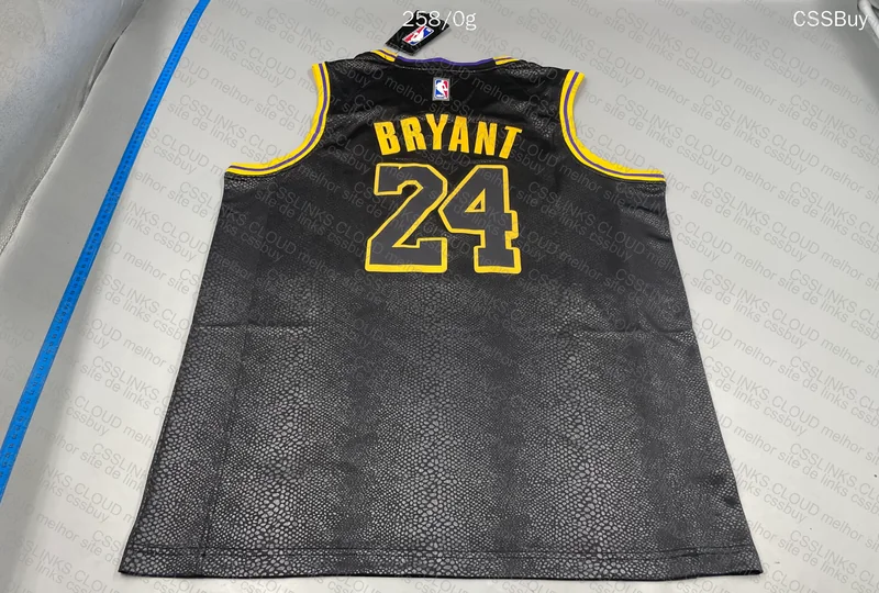 NBA Lakers Kobe Bryant Black Mamba Jersey (Beautiful)