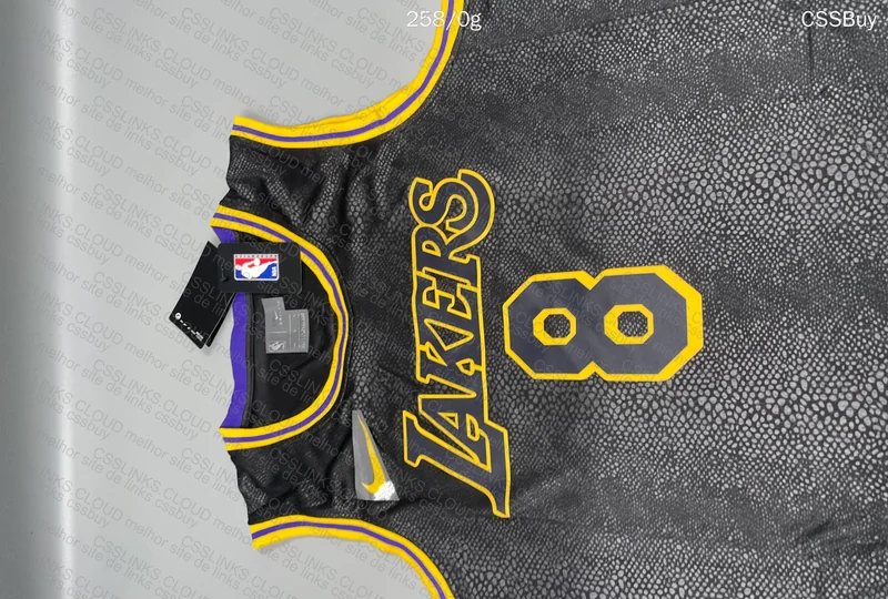 NBA Lakers Kobe Bryant Black Mamba Jersey (Beautiful) 2
