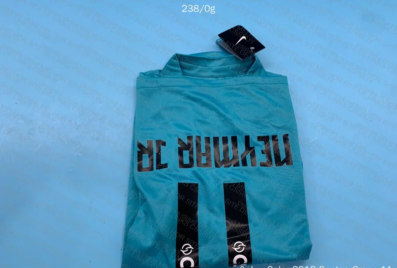 Neymar Blue Santos 2012 Shirt 2