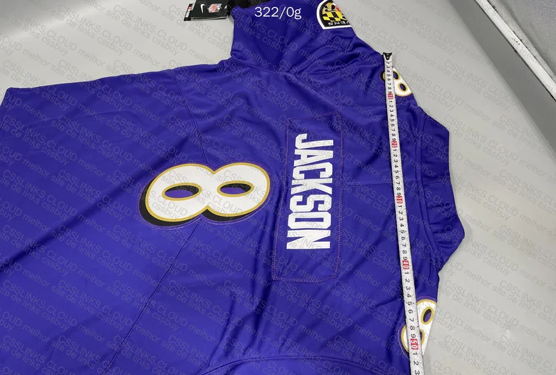NFL Ravens Jersey with Measurements 8