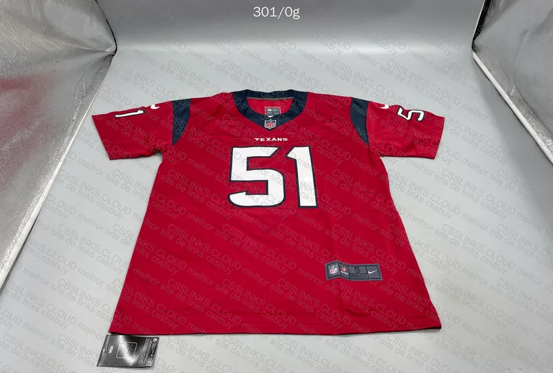 NFL Texans Jersey with Measurements 2