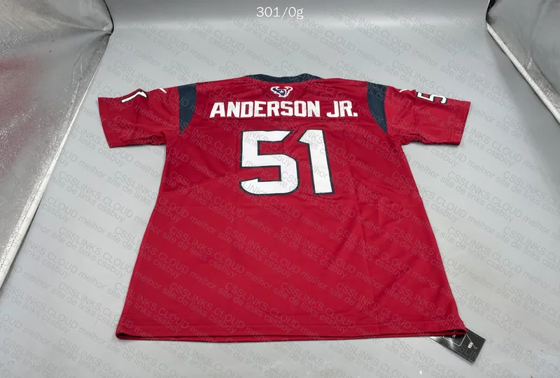 NFL Texans Jersey with Measurements 3