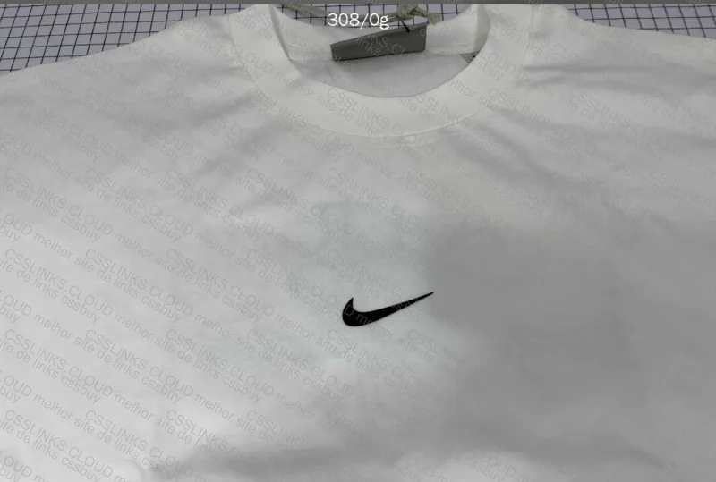 White Nike Shirt Slightly Transparent 3