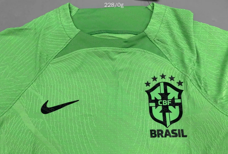Nike Brazil Training Jersey 2022 Green Men's 3