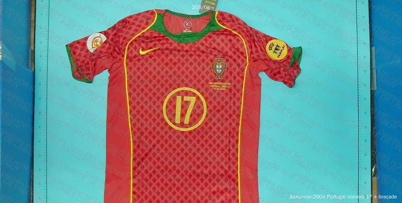 Nike Portugal Cristiano Ronaldo Euro 2004 Final Shirt 2