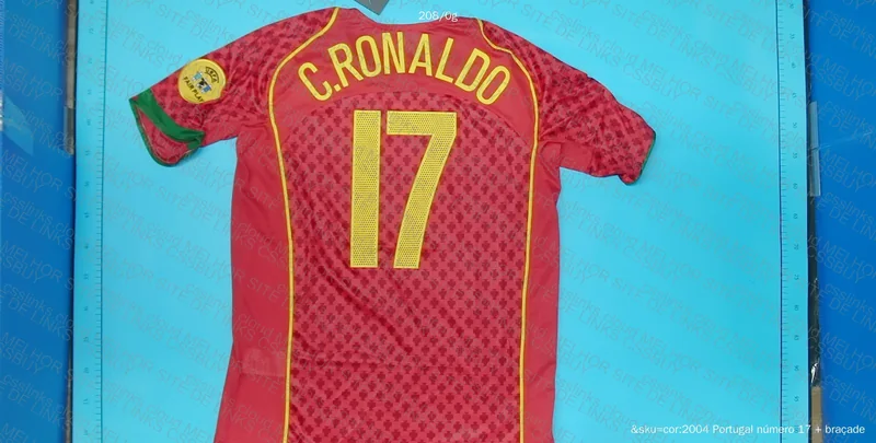 Nike Portugal Cristiano Ronaldo Euro 2004 Final Shirt 3