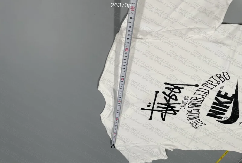Nike x Stussy Shirt with Measurements 5