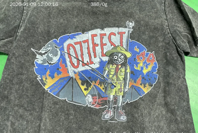 Camisa Ozzfest - Washed 4