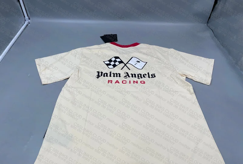 Palm Angels Shirt - Beige/Red