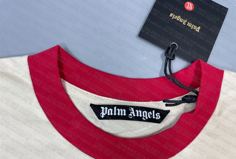 Palm Angels Shirt - Beige/Red 6