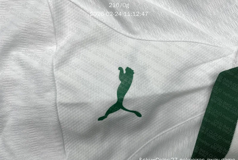 Camisa Palmeiras 2026 branca jogador 4