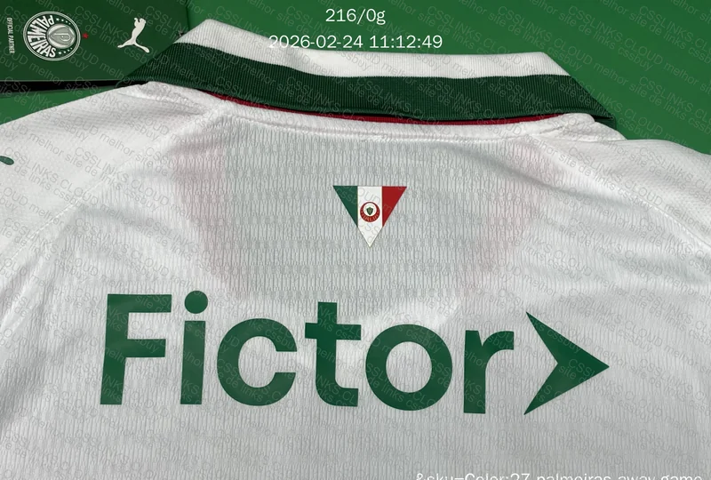 Camisa Palmeiras 2026 branca jogador 6