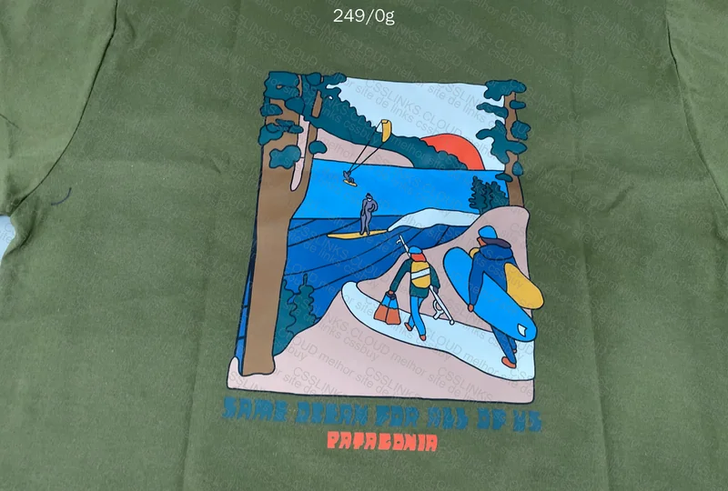 Patagonia Same Ocean for All of Us Green Shirt 4