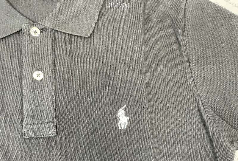 Ralph Lauren Polo Shirt (Black and White) 10