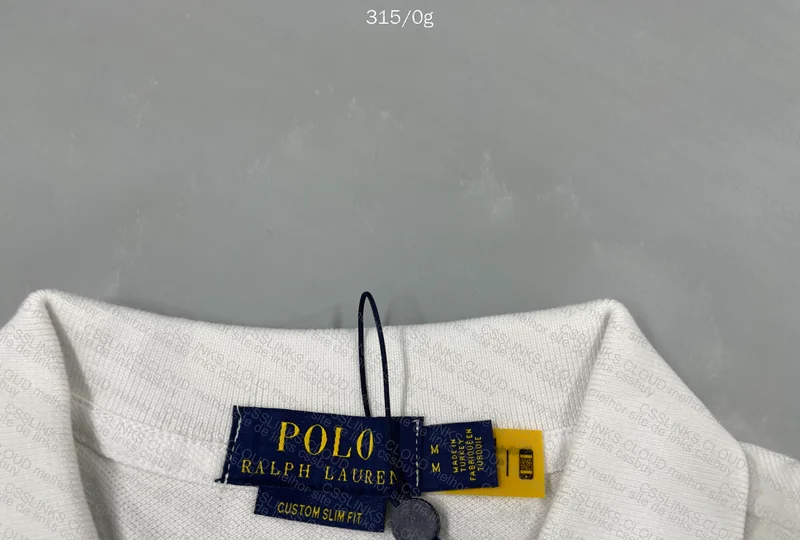 Ralph Lauren Polo Shirt (Black and White) 3
