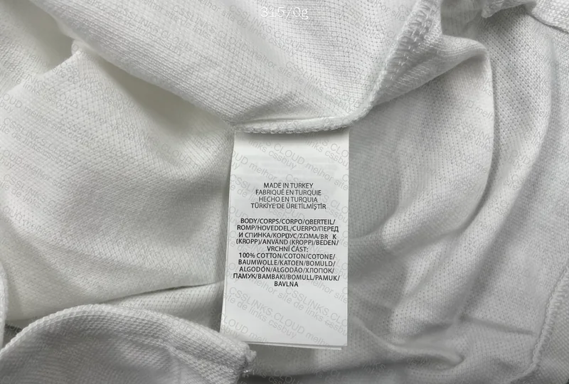 Ralph Lauren Polo Shirt (Black and White) 5