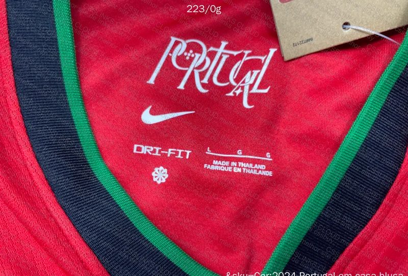 Portugal Jersey 23/24 Last Nike Sponsorship 2